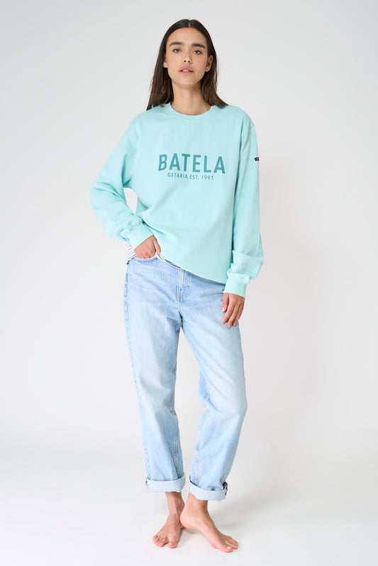 Sudadera cuello redondo 100% algodón Terry