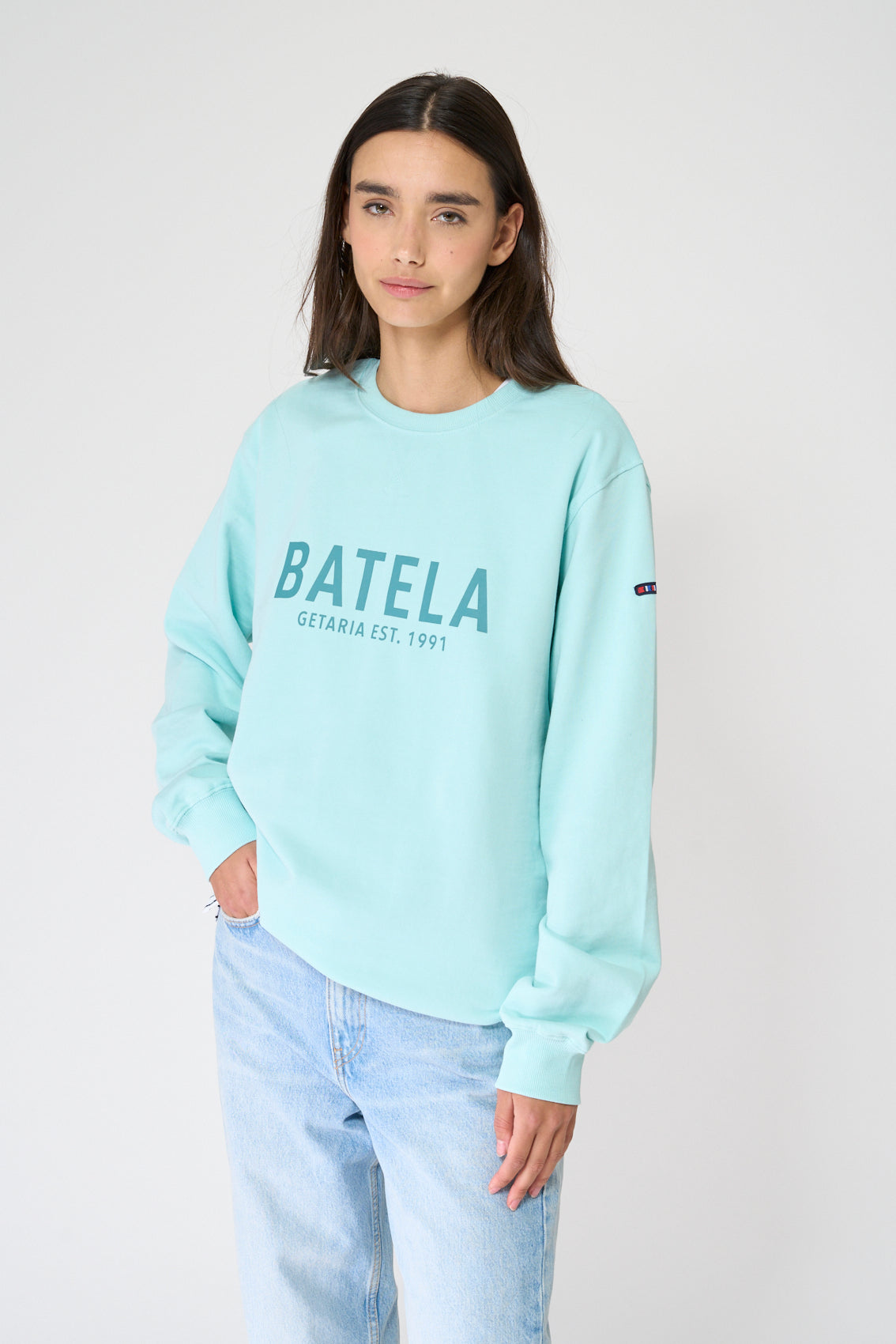 Classic sweatshirt or sweater in 100% terry cotton
