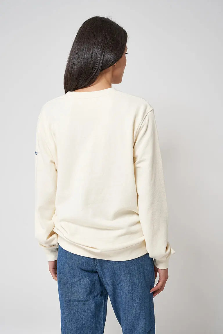 Sweat-shirt fermé en coton, Batela