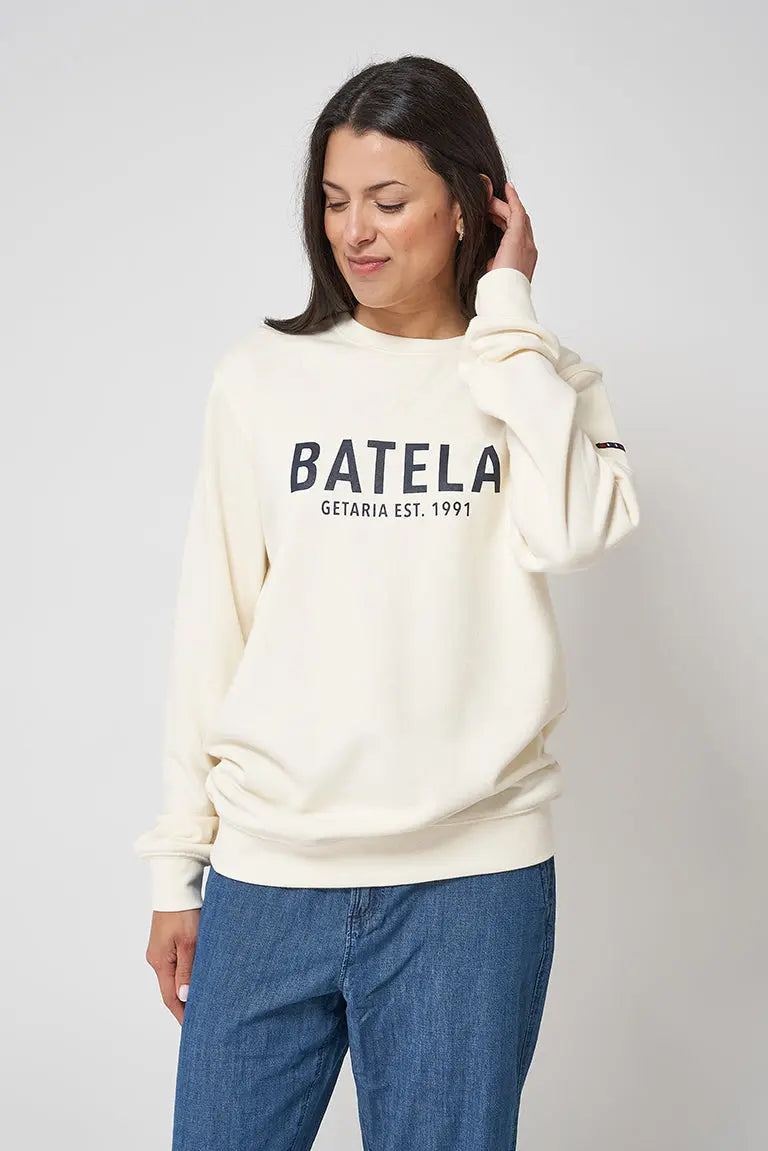 Sweat-shirt fermé en coton, Batela
