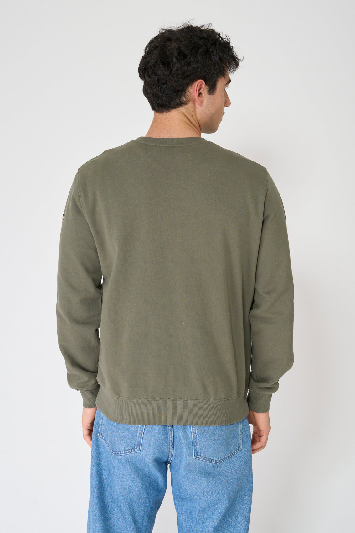 Sudadera cuello redondo 100% algodón Terry