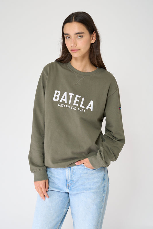 Sudadera cuello redondo 100% algodón Terry