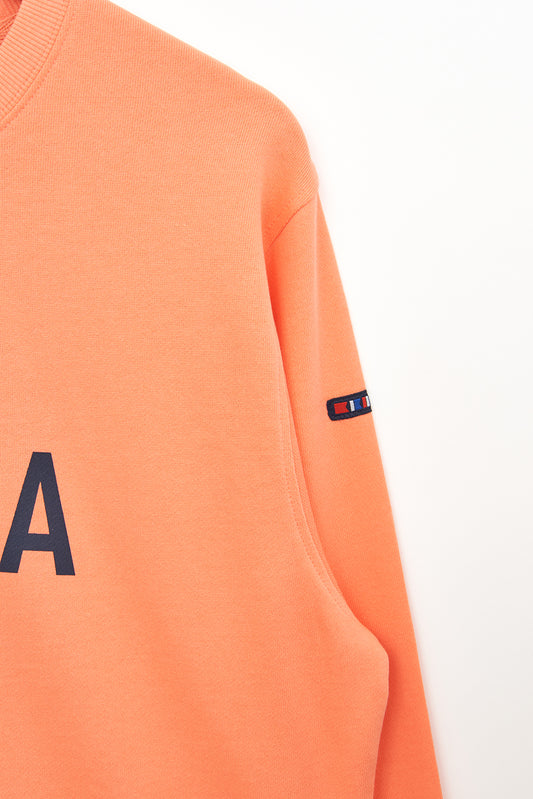 Sudadera cuello redondo 100% algodón Terry