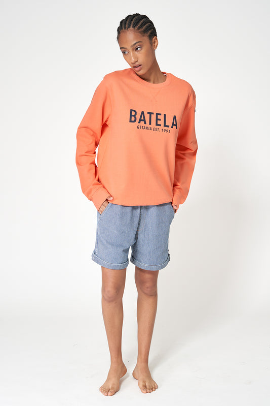 Sudadera cuello redondo 100% algodón Terry