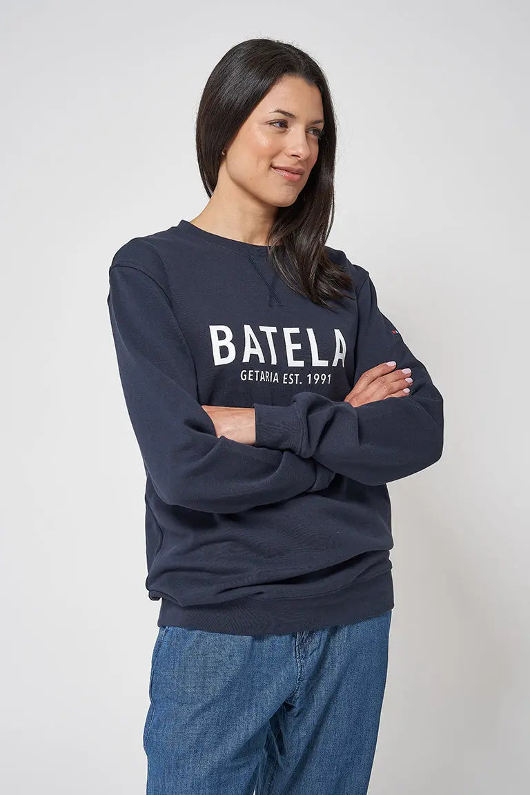 Sweat-shirt fermé en coton, Batela
