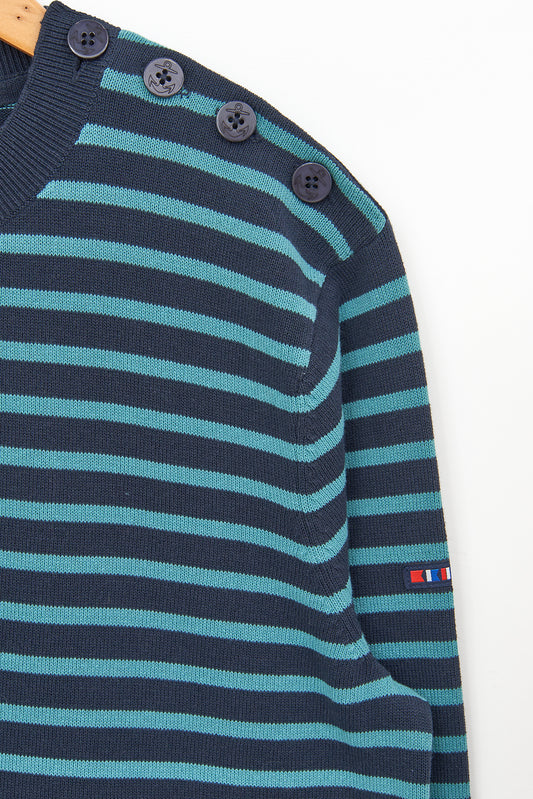 Jersey marinero de punto a rayas