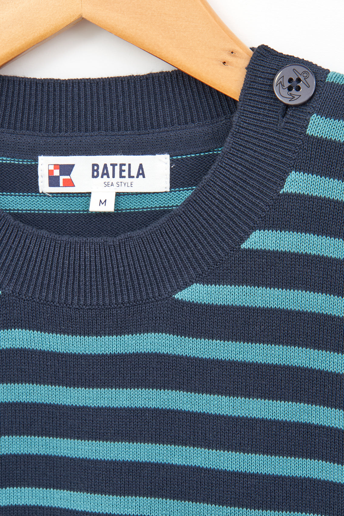 Jersey marinero de punto a rayas