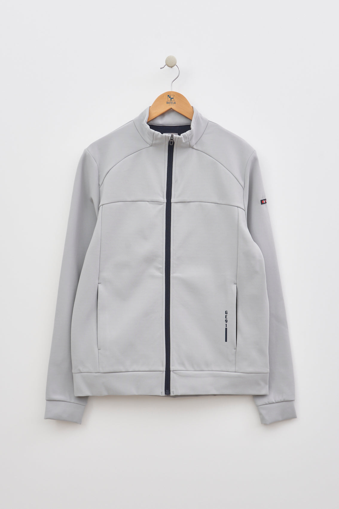 Chaqueta polar con cremallera y cuello alto