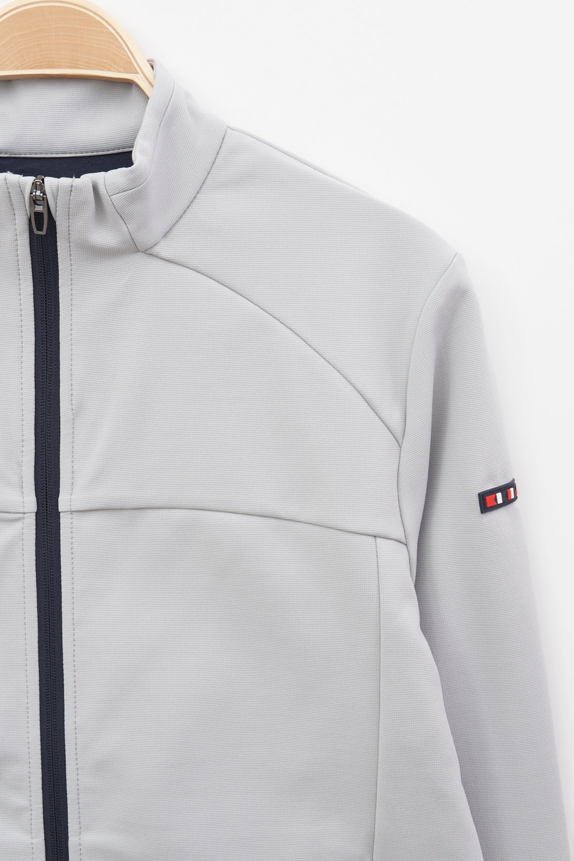 Chaqueta polar con cremallera y cuello alto