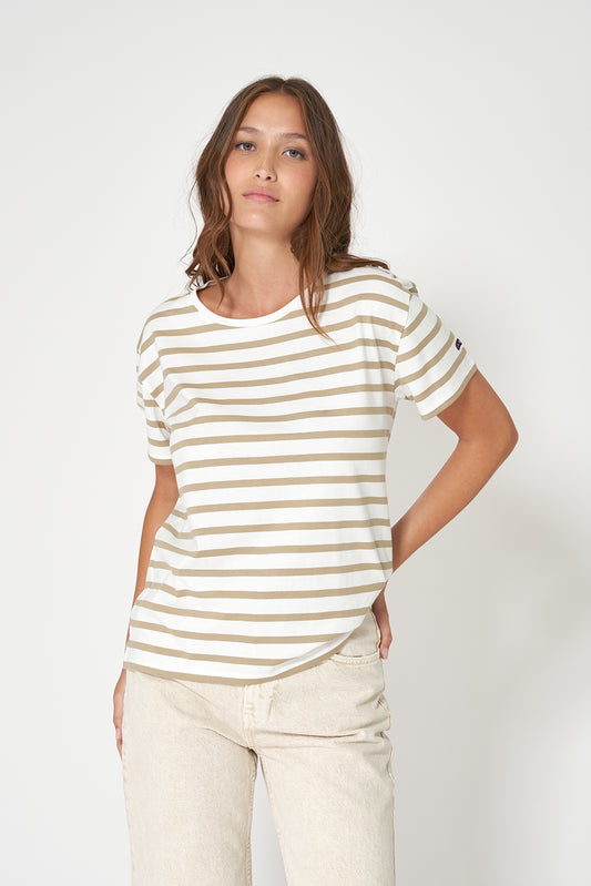 Camiseta rayas marsellesa algodón 180 gr