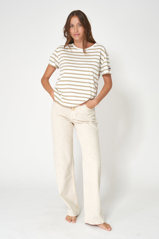 Camiseta rayas marsellesa algodón 180 gr