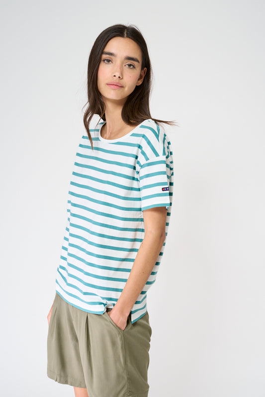 Camiseta rayas marsellesa algodón 180 gr