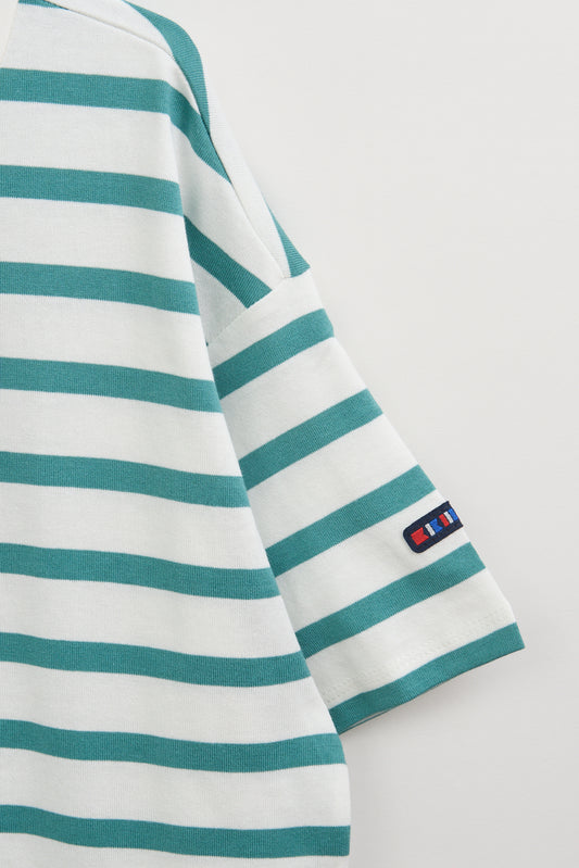 Camiseta rayas marsellesa algodón 180 gr