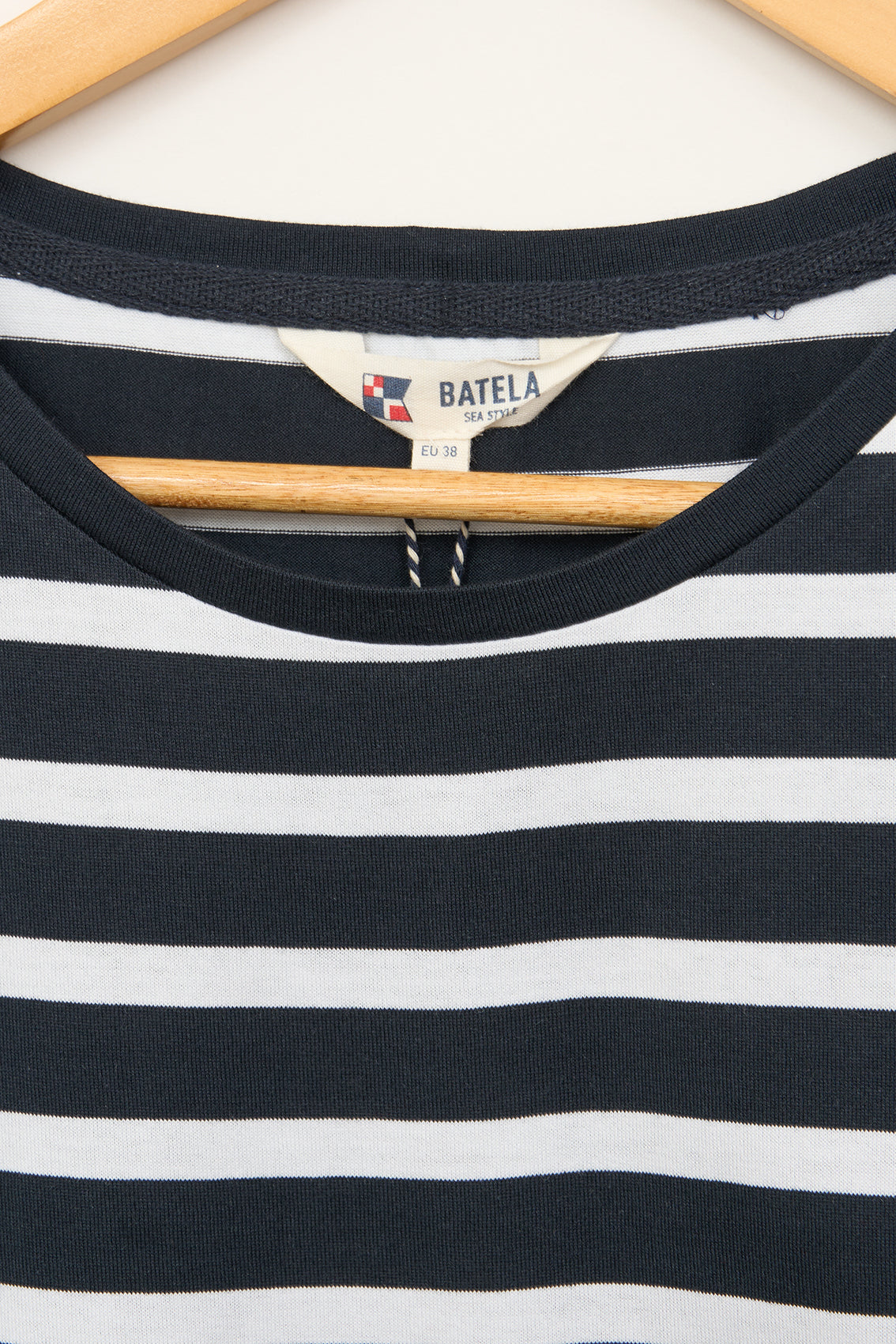 Tee shirt marinière à manches courtes