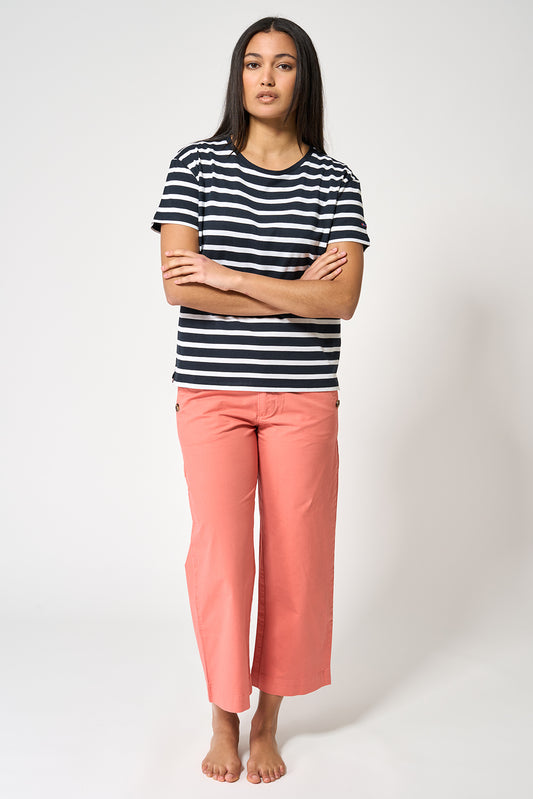 Camiseta rayas marsellesa algodón 180 gr