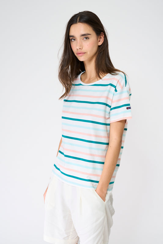 Camiseta rayas marsellesa algodón 180 gr