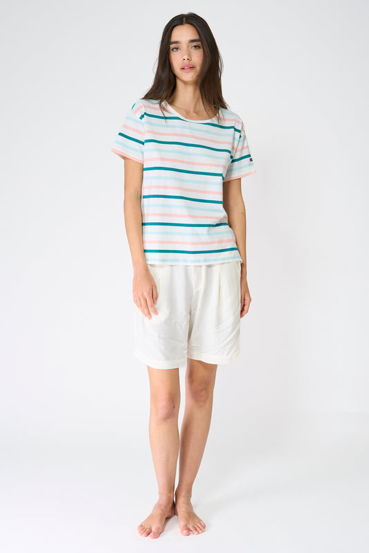 Camiseta rayas marsellesa algodón 180 gr