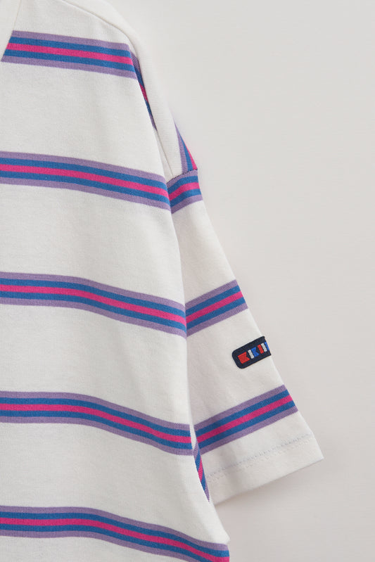 Camiseta rayas marsellesa algodón 180 gr