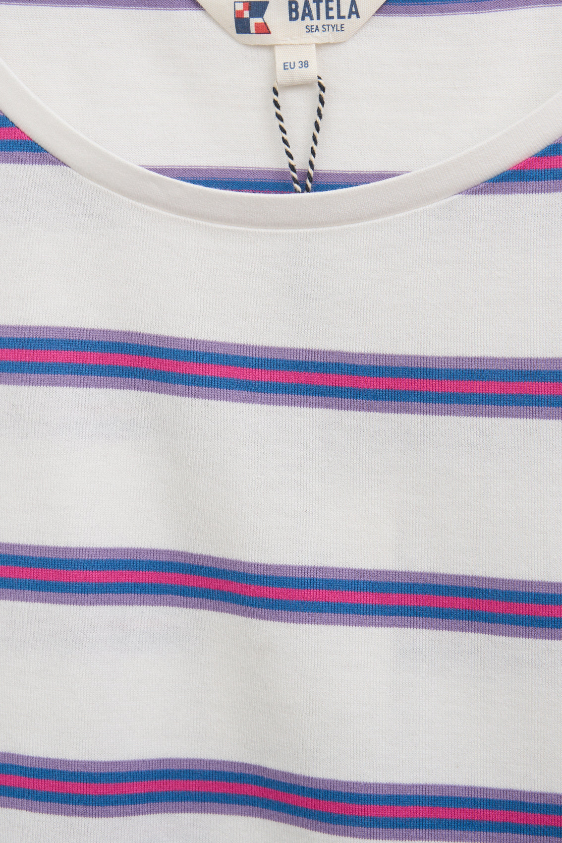 Tee shirt marinière à manches courtes