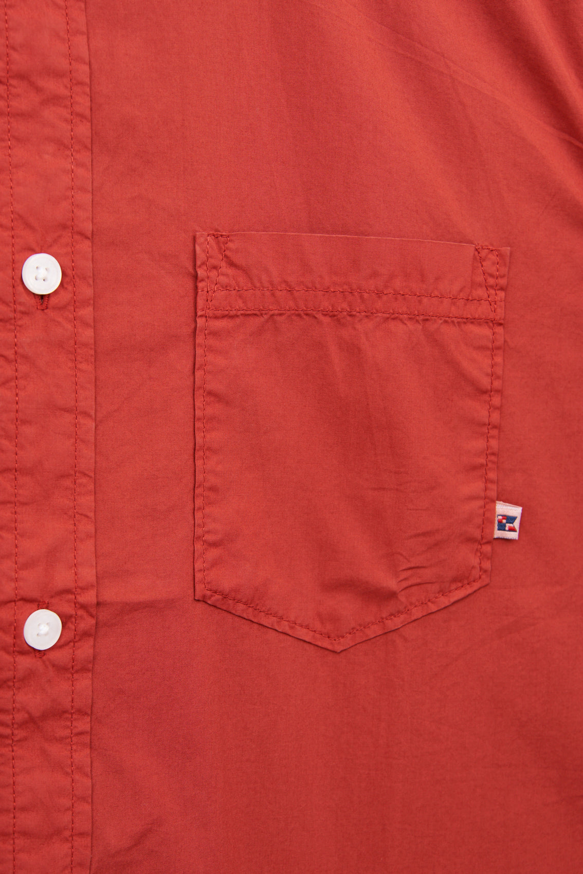 Short-sleeved cotton shirt