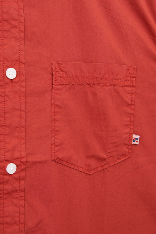 Short-sleeved cotton shirt
