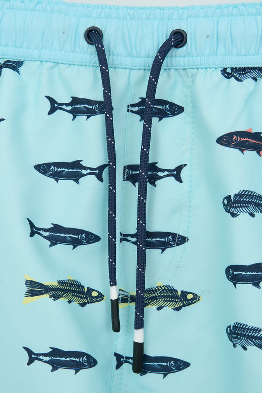 Bañador corto estampado