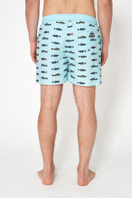 Bañador corto estampado