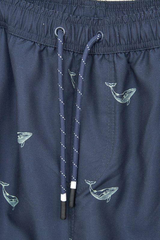 Bañador corto estampado