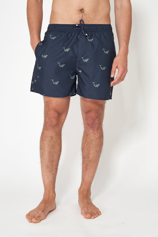 Bañador corto estampado