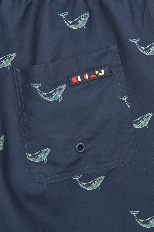 Bañador corto estampado