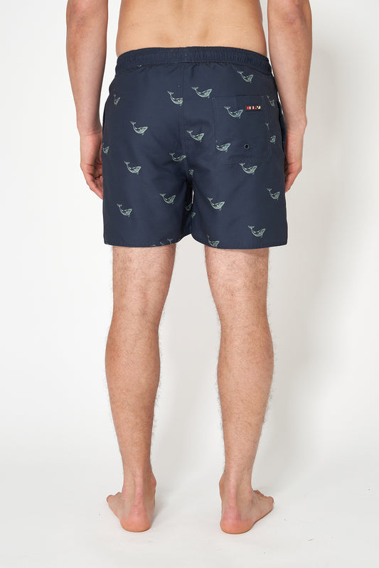 Bañador corto estampado