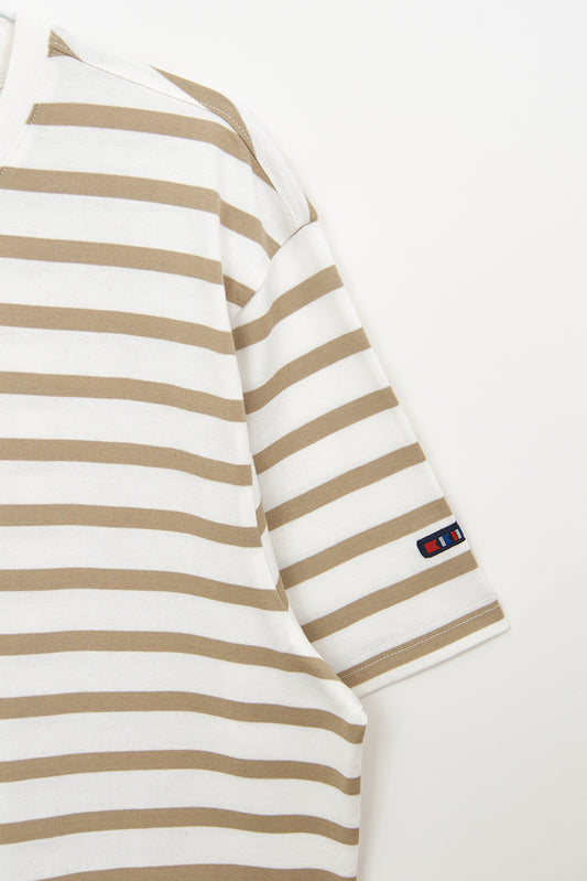 Mahuka motzeko kamiseta marraduna