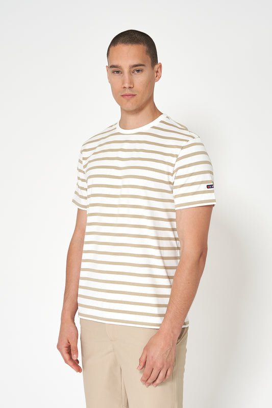 Mahuka motzeko kamiseta marraduna