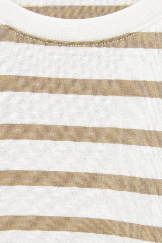 Mahuka motzeko kamiseta marraduna