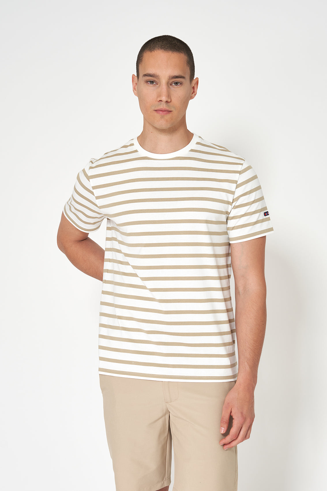 T-shirt à rayures manches courtes
