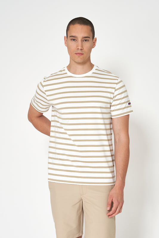 Mahuka motzeko kamiseta marraduna