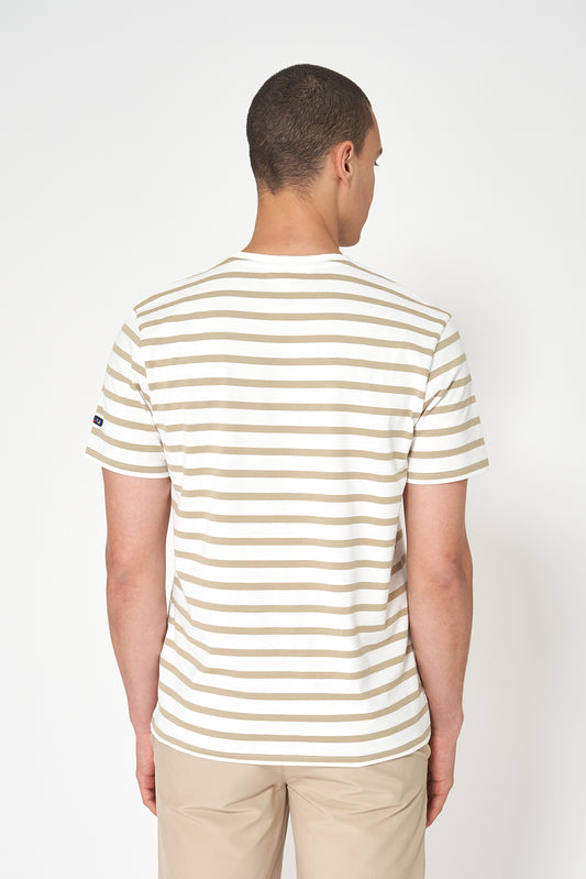 Mahuka motzeko kamiseta marraduna