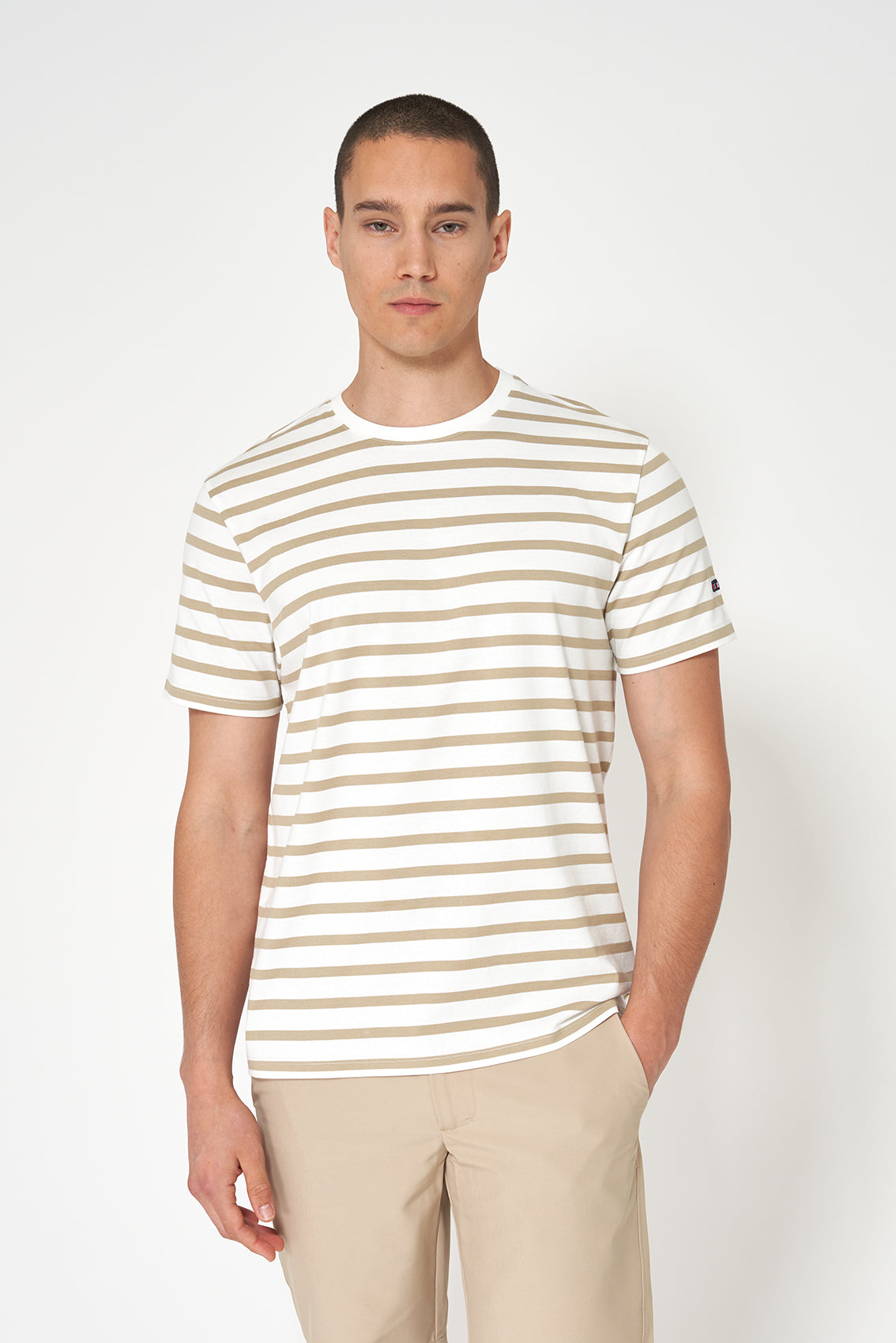 T-shirt à rayures manches courtes