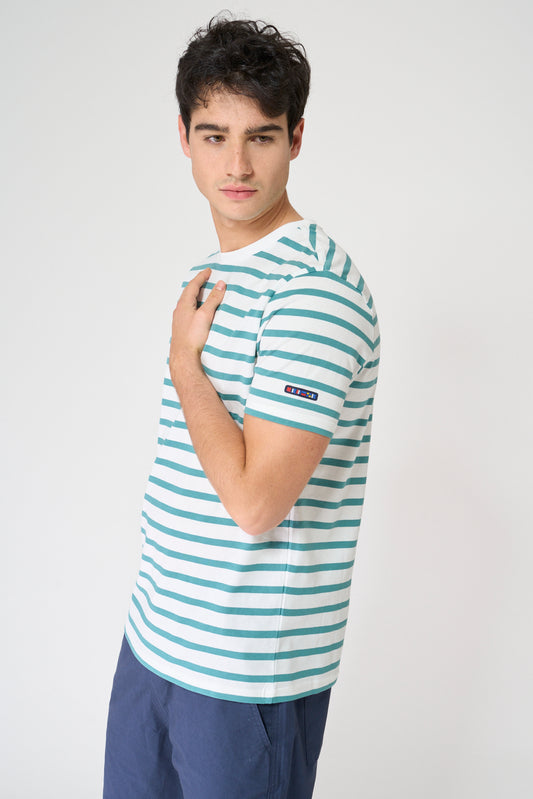 Camiseta a rayas de manga corta