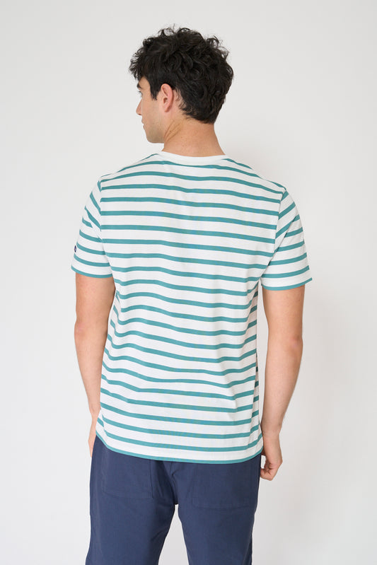 Camiseta a rayas de manga corta