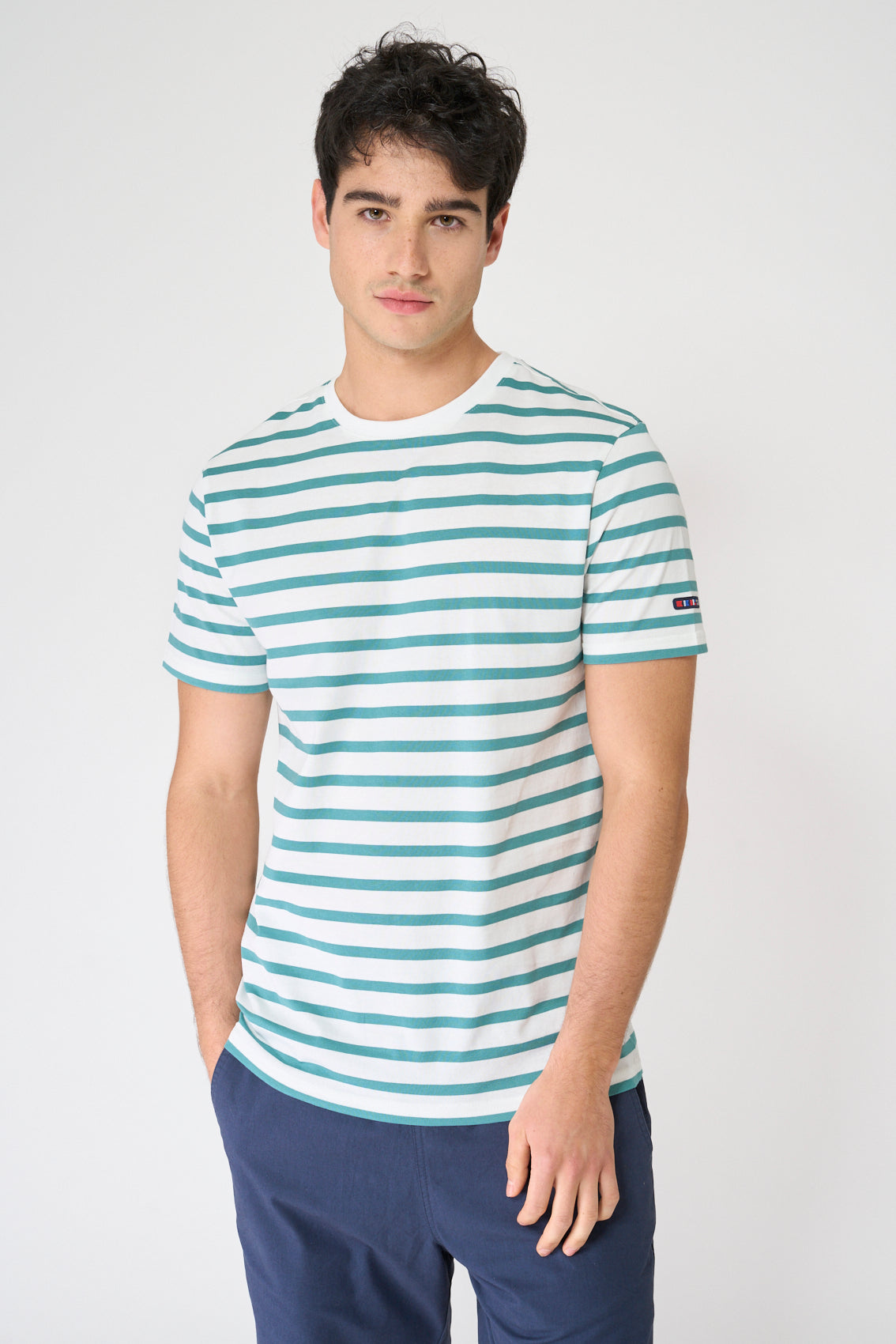 T-shirt à rayures manches courtes