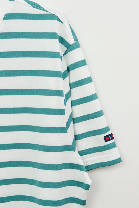 Camiseta a rayas de manga corta