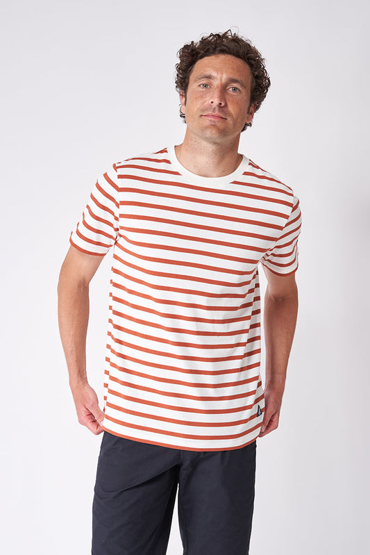 Camiseta a rayas de manga corta