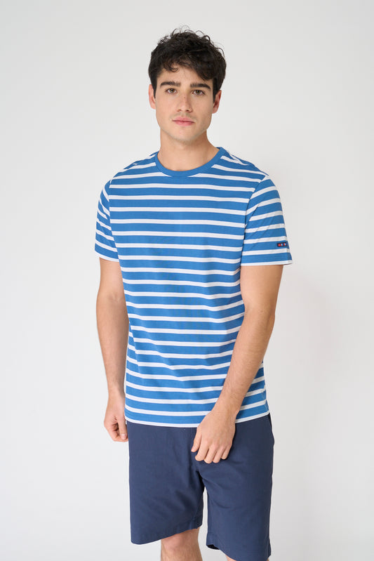 Camiseta a rayas de manga corta