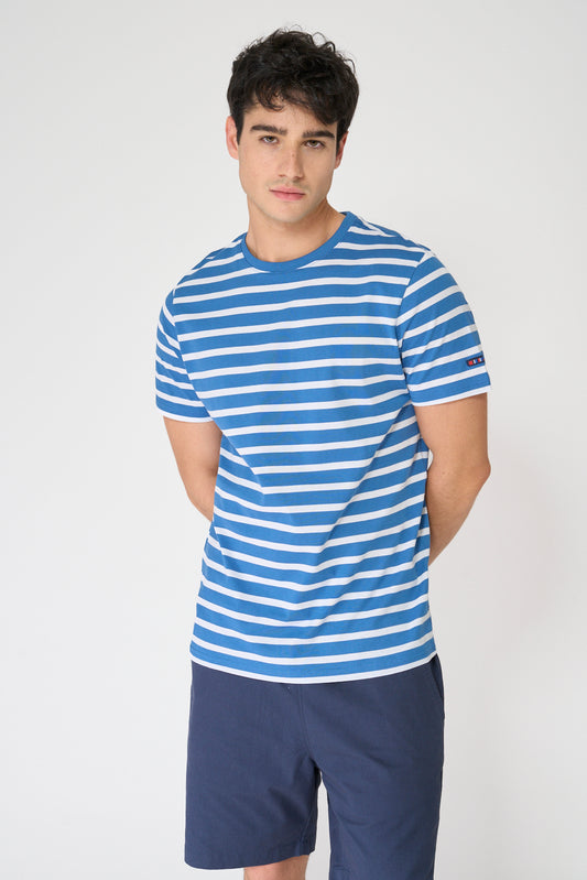 Camiseta a rayas de manga corta