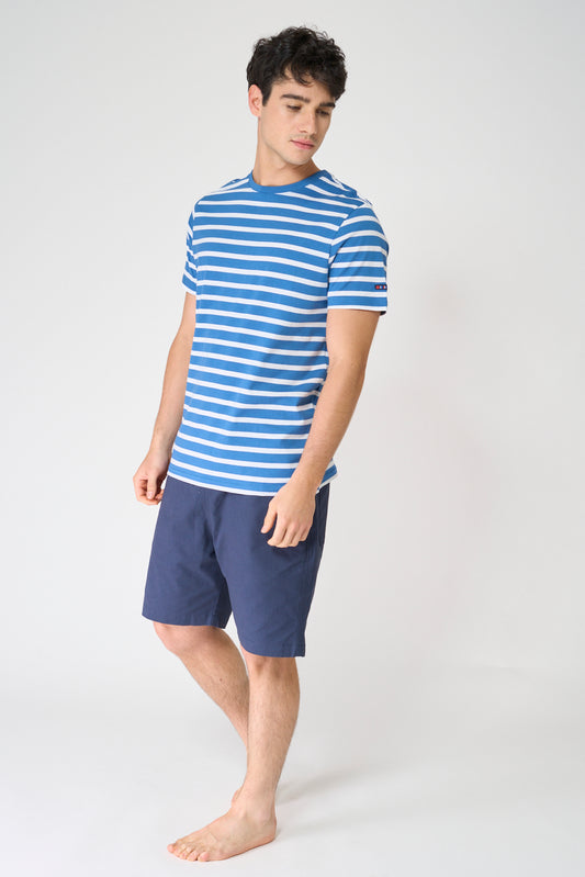 Camiseta a rayas de manga corta
