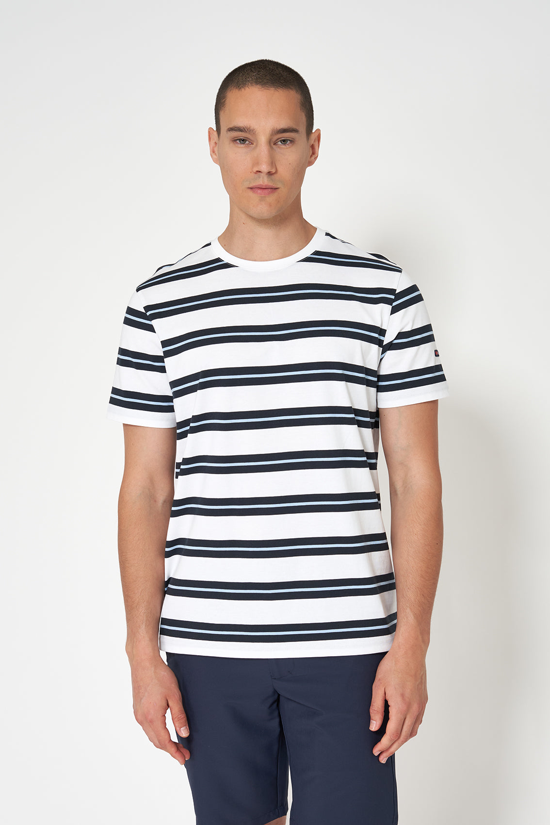 T-shirt à rayures manches courtes