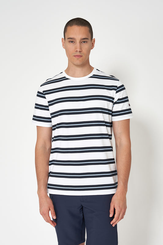 Mahuka motzeko kamiseta marraduna