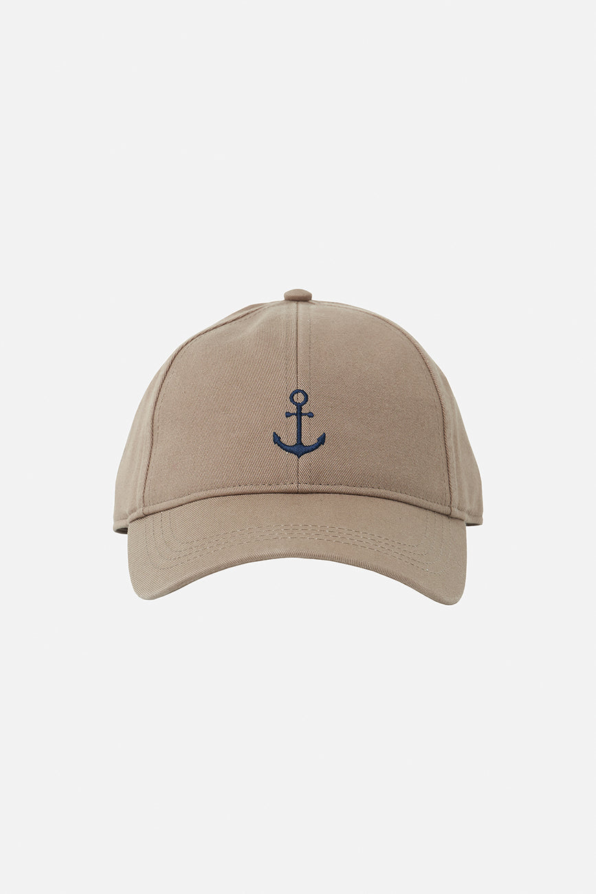 Casquette en coton, ancre brodée