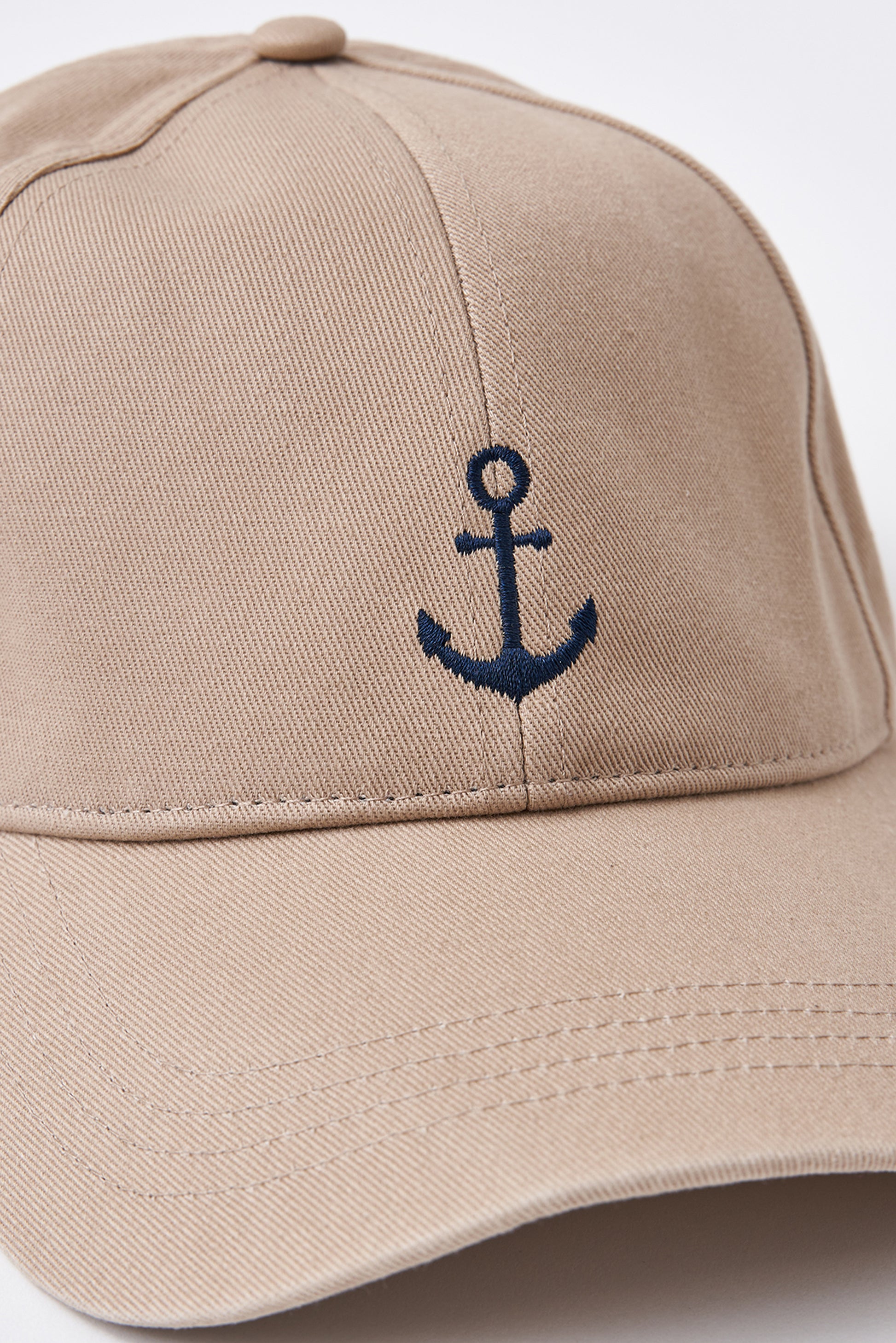 Casquette en coton, ancre brodée